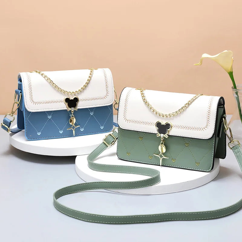 Chain Small Square Bag Women's Shoulder Diagonal Student