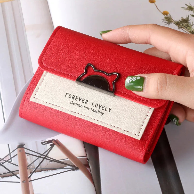 Small Foldable Mini Wallets for Women Purses
