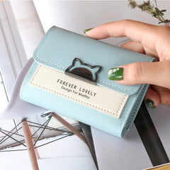 Small Foldable Mini Wallets for Women Purses