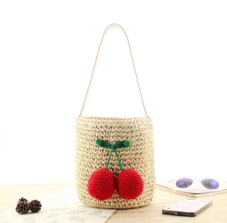 Straw Bag Summer Beach Totes Vintage Bolsa Feminina