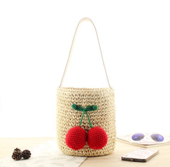 Straw Bag Summer Beach Totes Vintage Bolsa Feminina