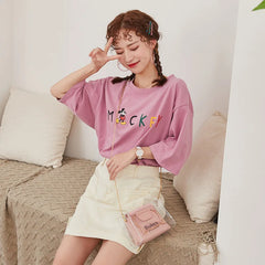 Small Clear Cat Handle Shoulder Bag for Women