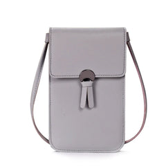 Summer Women Outdoor Crossbody Bag Heart Shaped Touch Screen Phone Wa