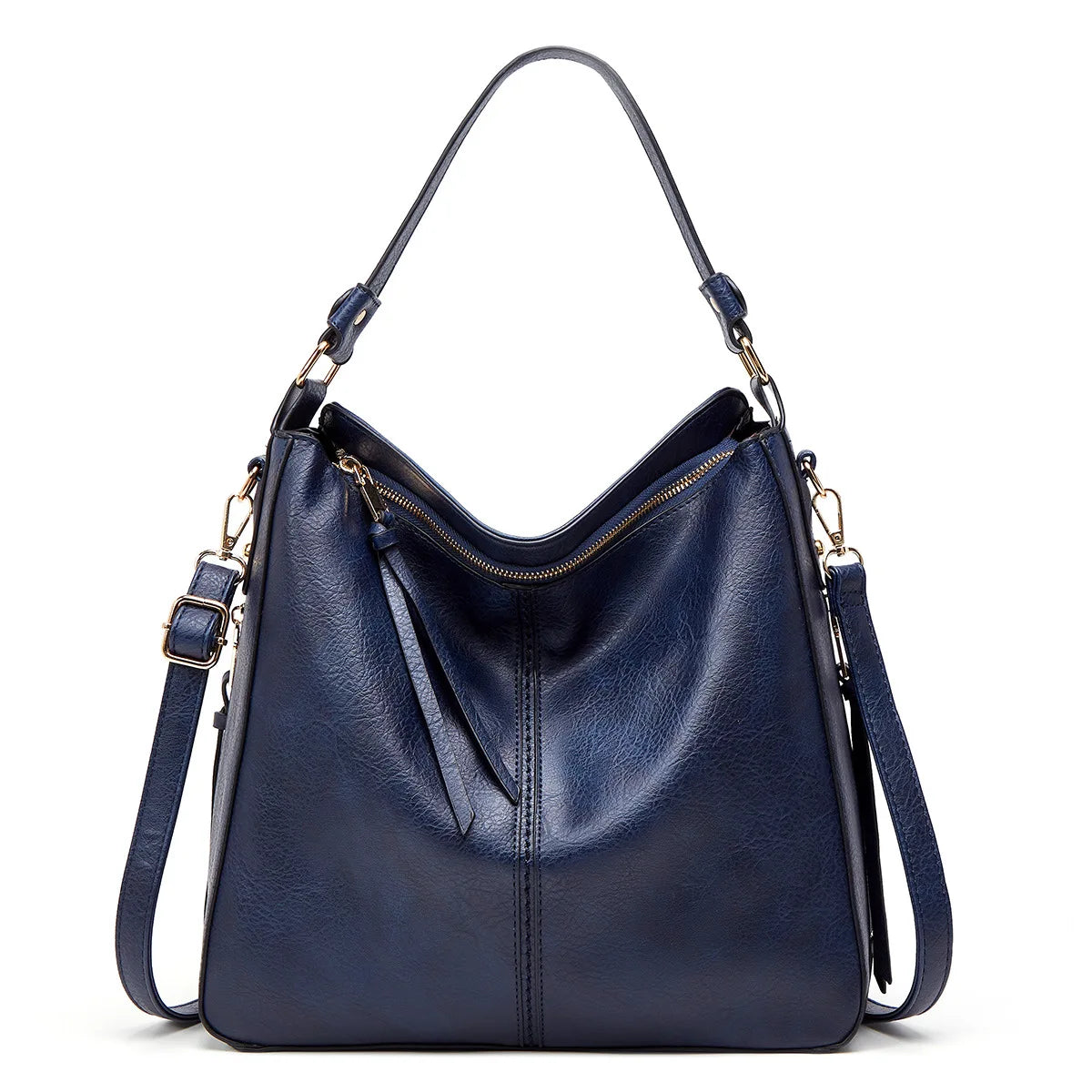Soft Shoulder Bag Women's Handbag Solid Crossbody Purse Light