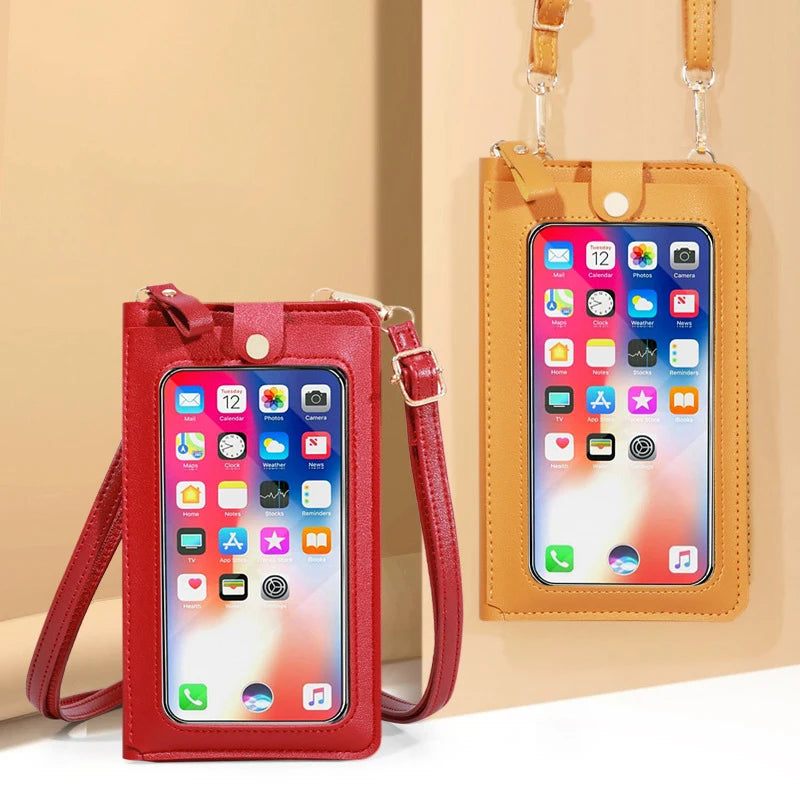 Touch Screen Mobile Phone Female Bag Large Capacity Pure Messenger Wallet