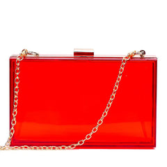 Clear Acrylic Bags Clutches Evening Wedding Party Handbags