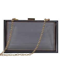 Clear Acrylic Bags Clutches Evening Wedding Party Handbags