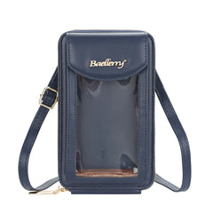 Women's Transparent Touch Screen Mobile Phone Bag