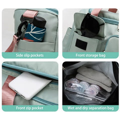 Waterproof Nylon Sports Gym Bag Women's Crossbody Bags