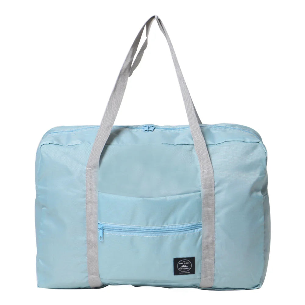 Unisex Foldable Duffle Bag Large Capacity Portable Luggage Bag