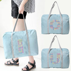Large Capacity Foldable Duffle Bag Portable Luggage Bag