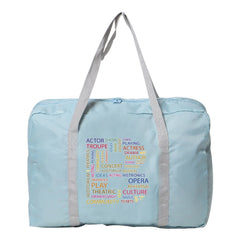Large Capacity Foldable Duffle Bag Portable Luggage Bag