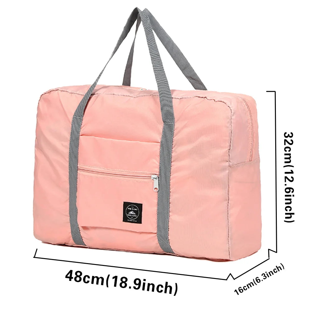 Women's Portable Foldable Handbag Waterproof Fitness Shoulder Bag
