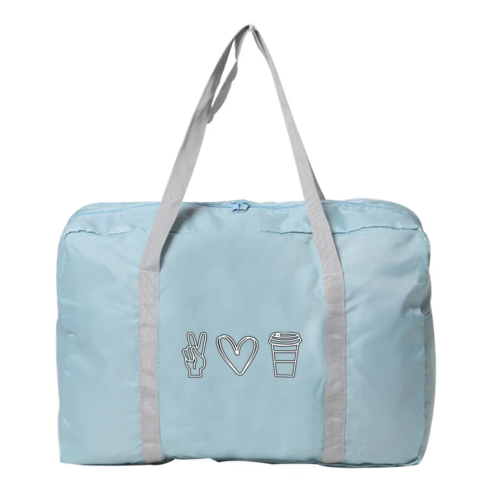 Women's Portable Foldable Handbag Waterproof Fitness Shoulder Bag
