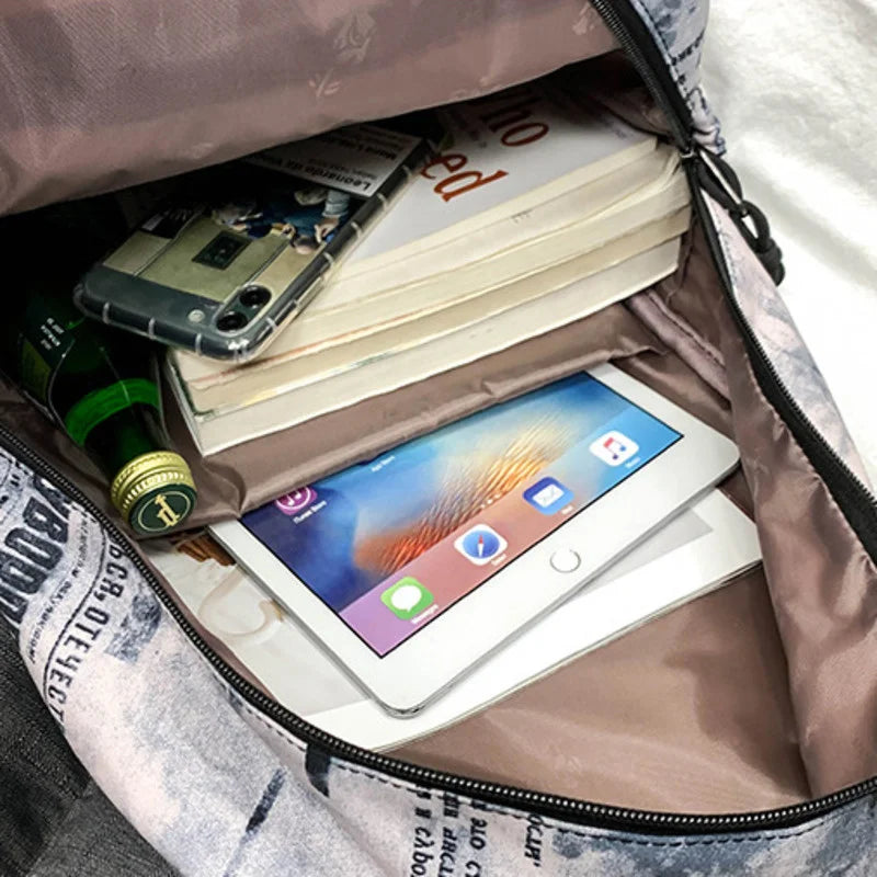 High Capacity Nylon Laptop Back Pack for Students