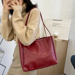 Western Style Large Capacity Tote Bag Shoulder Bag