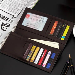 Men's Ultra-Thin Long Cross Wallet