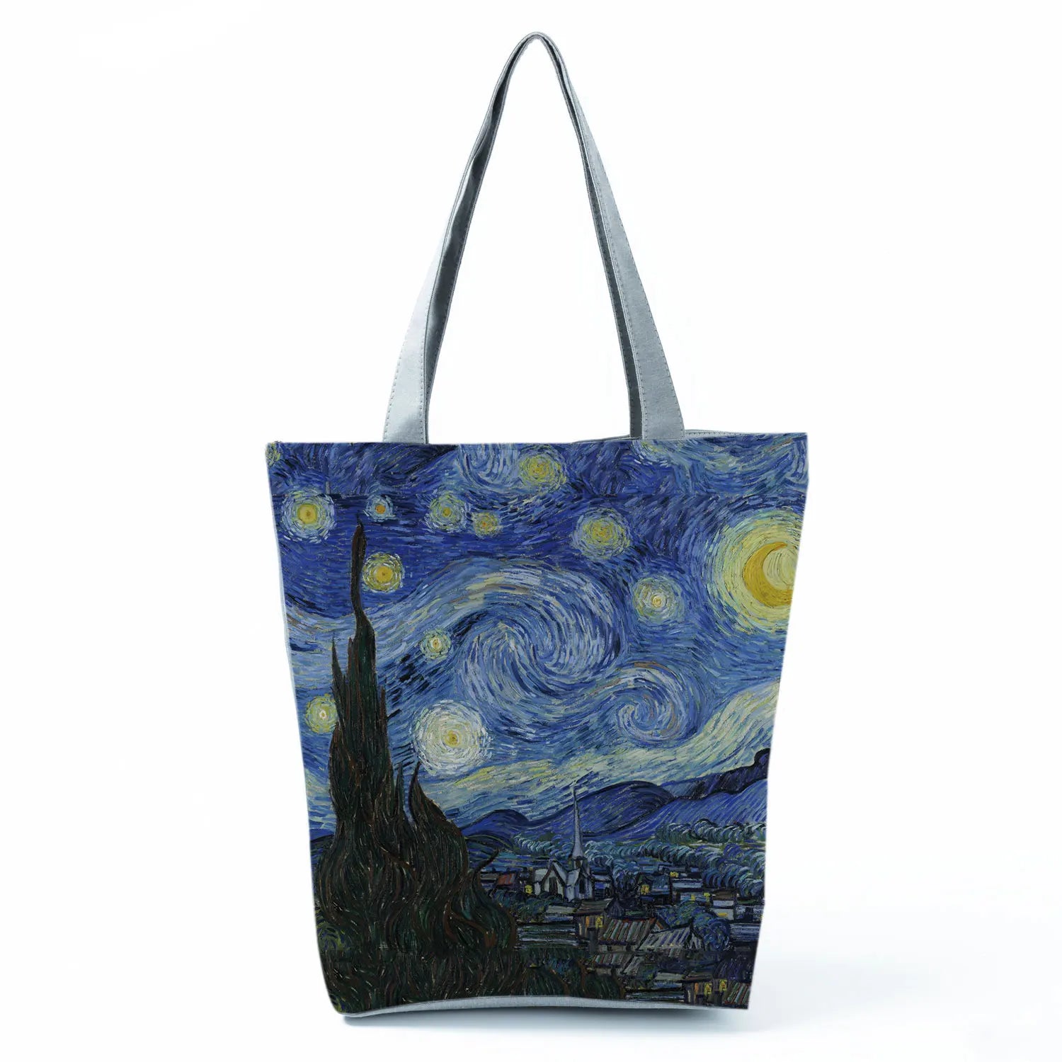 Van Gogh Oil Painting Tote Bag Retro Art Travel Bag Women Leisure Eco Shopping