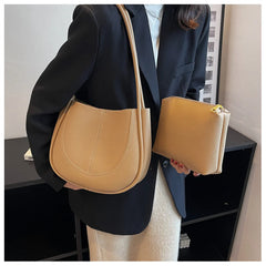 Vintage British Style Women's Leather Shoulder Crossbody Bag