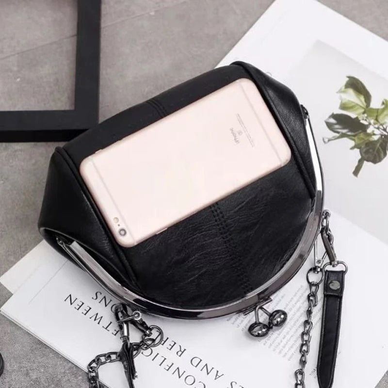 Vintage Shell Lock Bag Crossbody Chain Women Shoulder Bags Tote