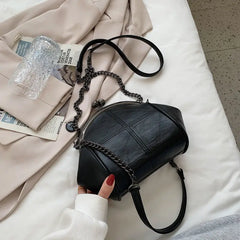 Vintage Shell Lock Bag Crossbody Chain Women Shoulder Bags Tote