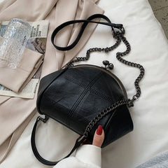 Vintage Shell Lock Bag Crossbody Chain Women Shoulder Bags Tote