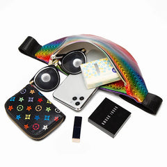 Rainbow Sequins Waist Bag Fanny Pack Wallet Purses Chest Pack