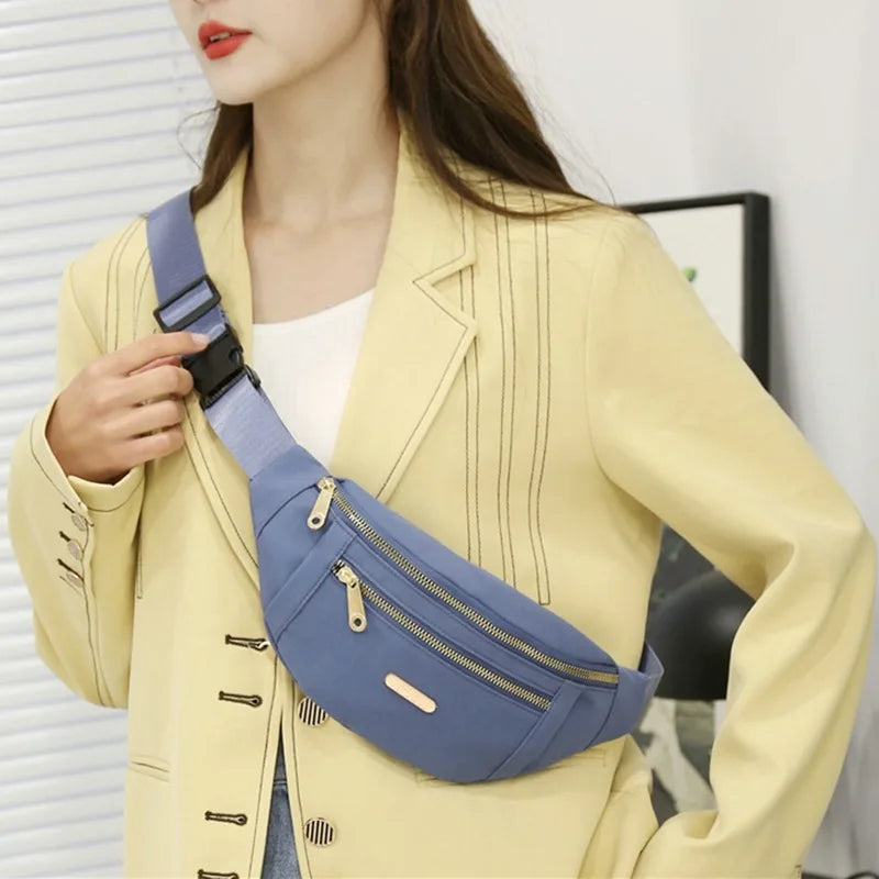 Women's Oxford Waist Bag Shoulder Crossbody Chest Bags
