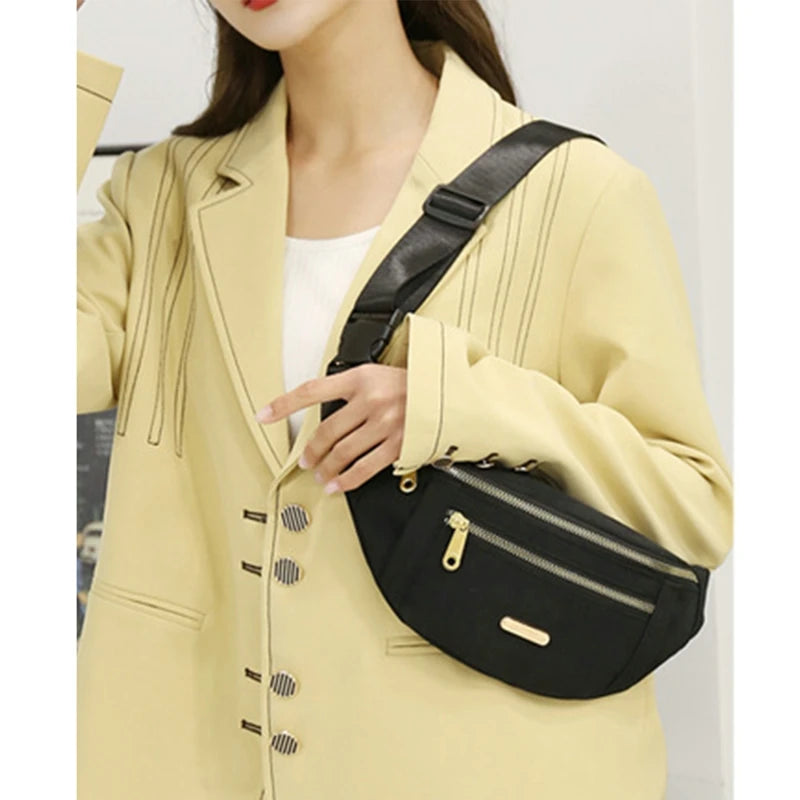 Women's Oxford Waist Bag Shoulder Crossbody Chest Bags