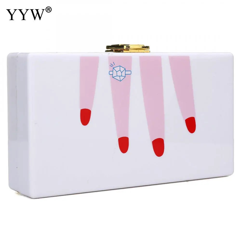 Acrylic Shoulder Bag Handbag Evening Clutch Bag