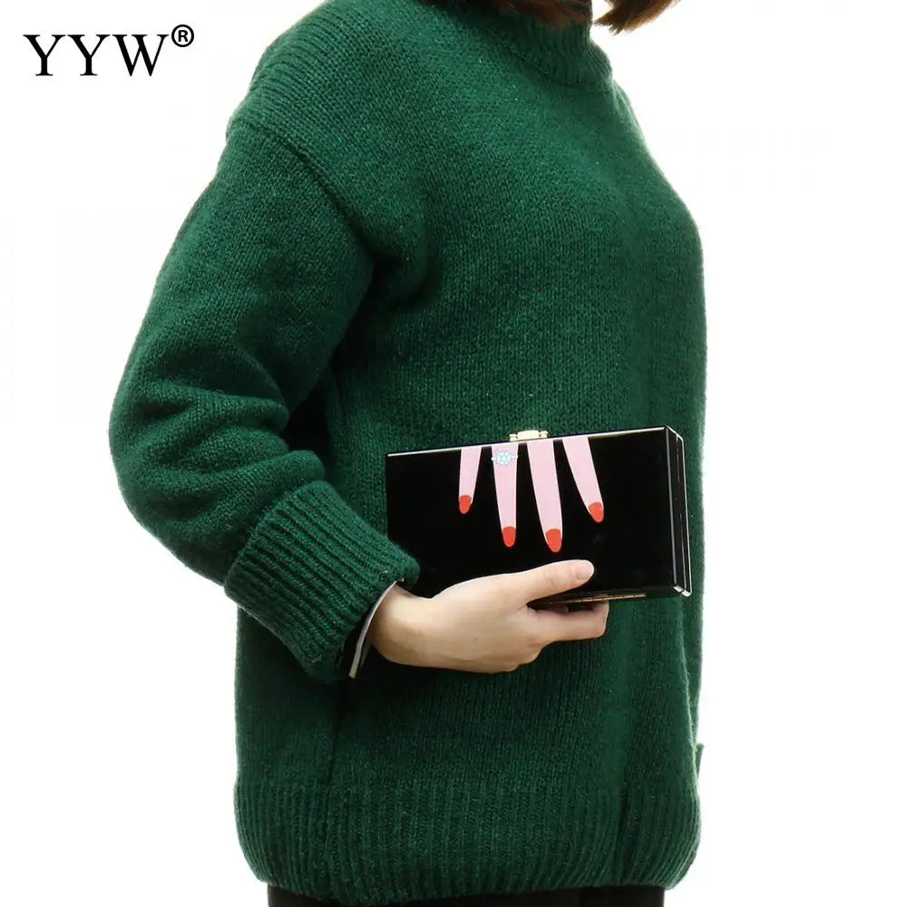 Acrylic Shoulder Bag Handbag Evening Clutch Bag
