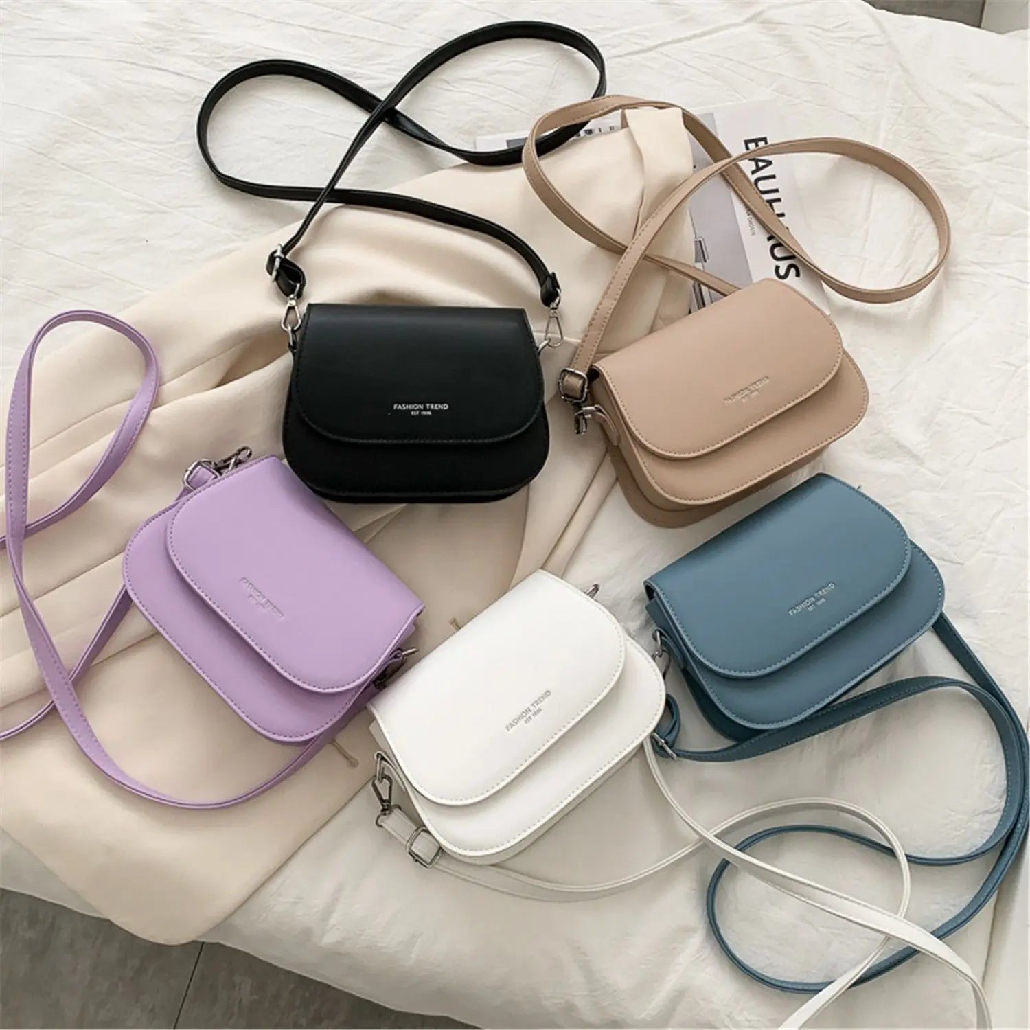 Retro Travel Saddle Bag Shoulder Bags Handbag Messenger bag