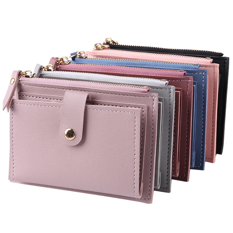 Women's Small PU Wallet Clutch Purse