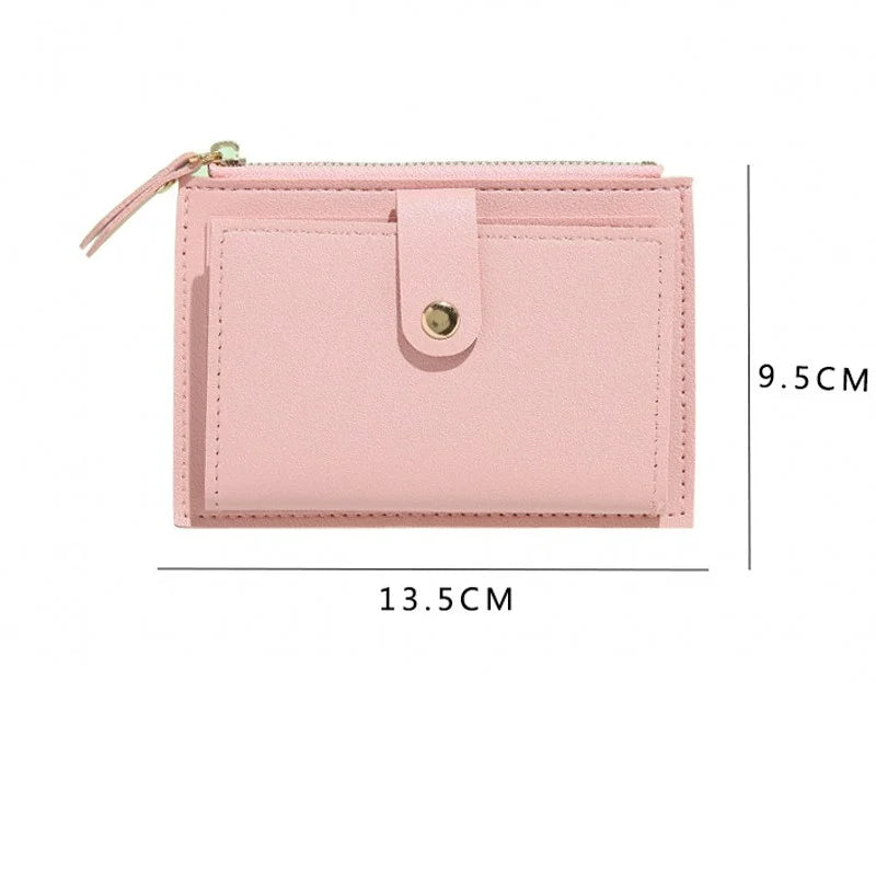 Women's Small PU Wallet Clutch Purse