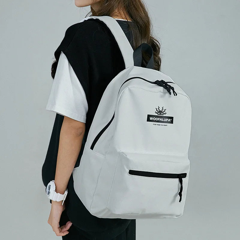 Waterproof Nylon Women Backpack Schoolbag for Teenage Girls