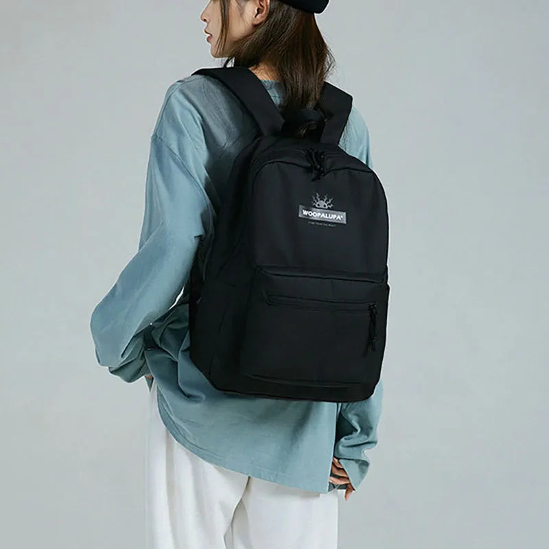 Waterproof Nylon Women Backpack Schoolbag for Teenage Girls