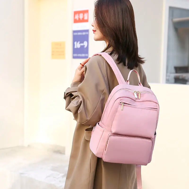 Waterproof Oxford Cloth Backpack Large-capacity Student Schoolbag E213