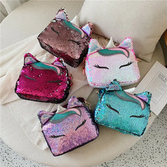 Women Messenger Crossbody Bag Sequins Shoulder Bag For Teenager
