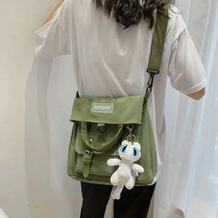 Nylon Crossbody Shoulder Bag Large Capacity Handbag Backpack