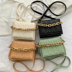 Small Square Chain Shoulder Bag for Women