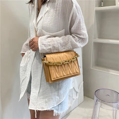 Small Square Chain Shoulder Bag for Women