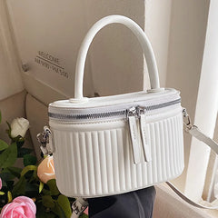 Green Bucket Bag PU Leather Crossbody Shoulder Evening Clutch