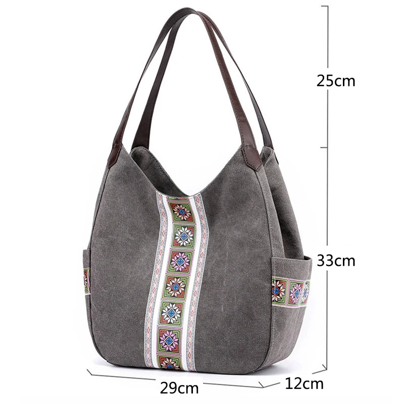 Canvas Shoulder Bag Handbags Women Bags Female Shoulder Bag
