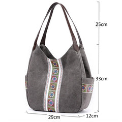 Canvas Shoulder Bag Handbags Women Bags Female Shoulder Bag
