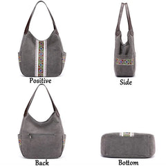 Canvas Shoulder Bag Handbags Women Bags Female Shoulder Bag