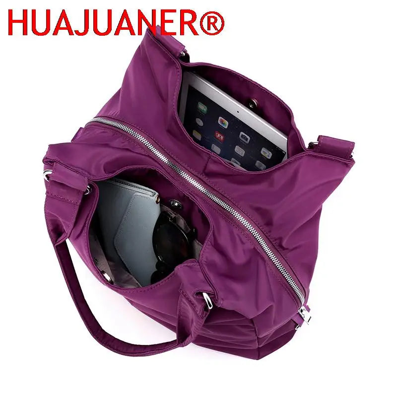 Waterproof Lightweight Nylon Tote Bag for Women