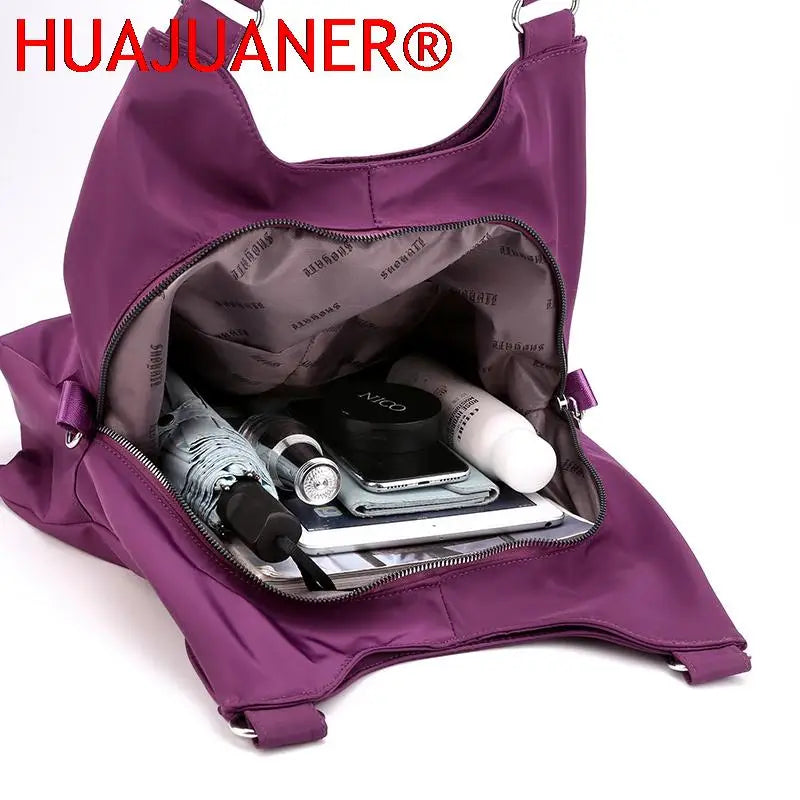 Waterproof Lightweight Nylon Tote Bag for Women