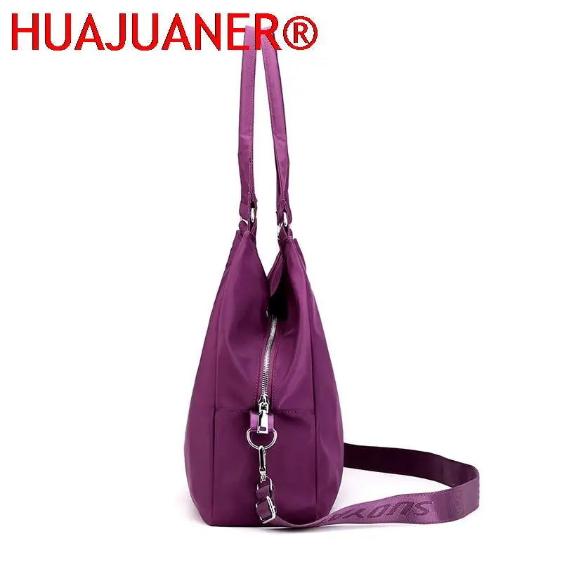 Waterproof Lightweight Nylon Tote Bag for Women
