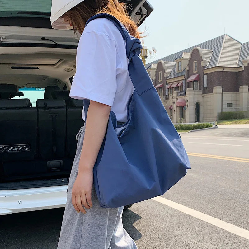 Nylon Shoulder Bags Casual Handbag Large Capacity for Women