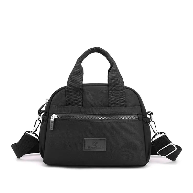 Nylon Women Shoulder Bag Top-handle Vintage Tote Messenger Bags